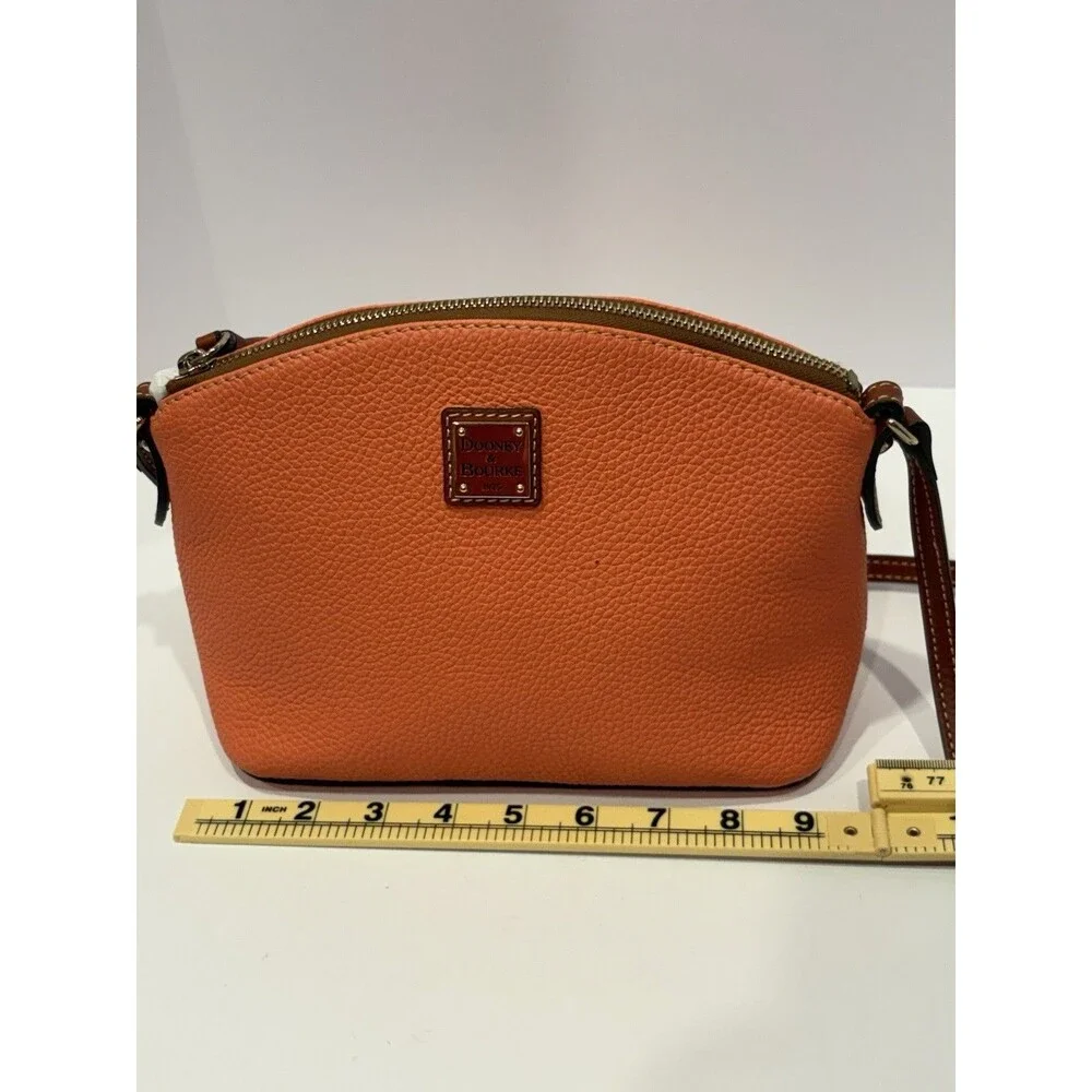 Dooney & Bourke Pebble Grain Suki Crossbody Orange